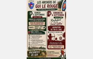🏹 Les Archers de Gui le Rouge – Les rendez-vous de septembre