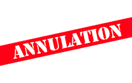 Annulation concours 3D - 6 JUIN